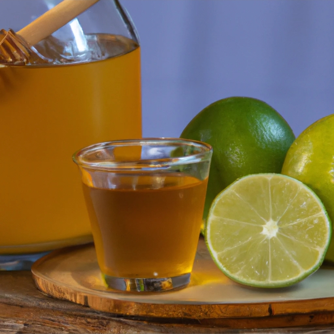 Cachaça regional com mel e limão